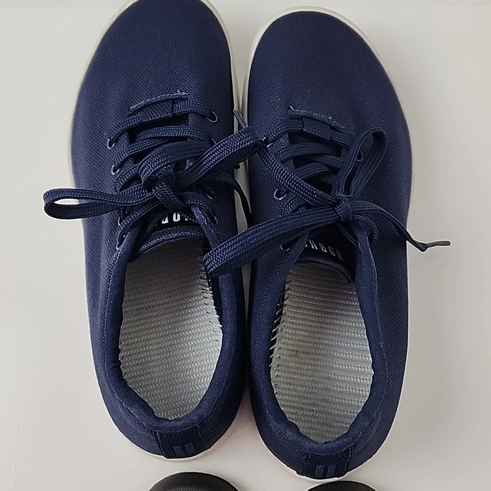 NOBULL Canvas Unisex Trainer Sneakers Navy - Picture 9 of 16